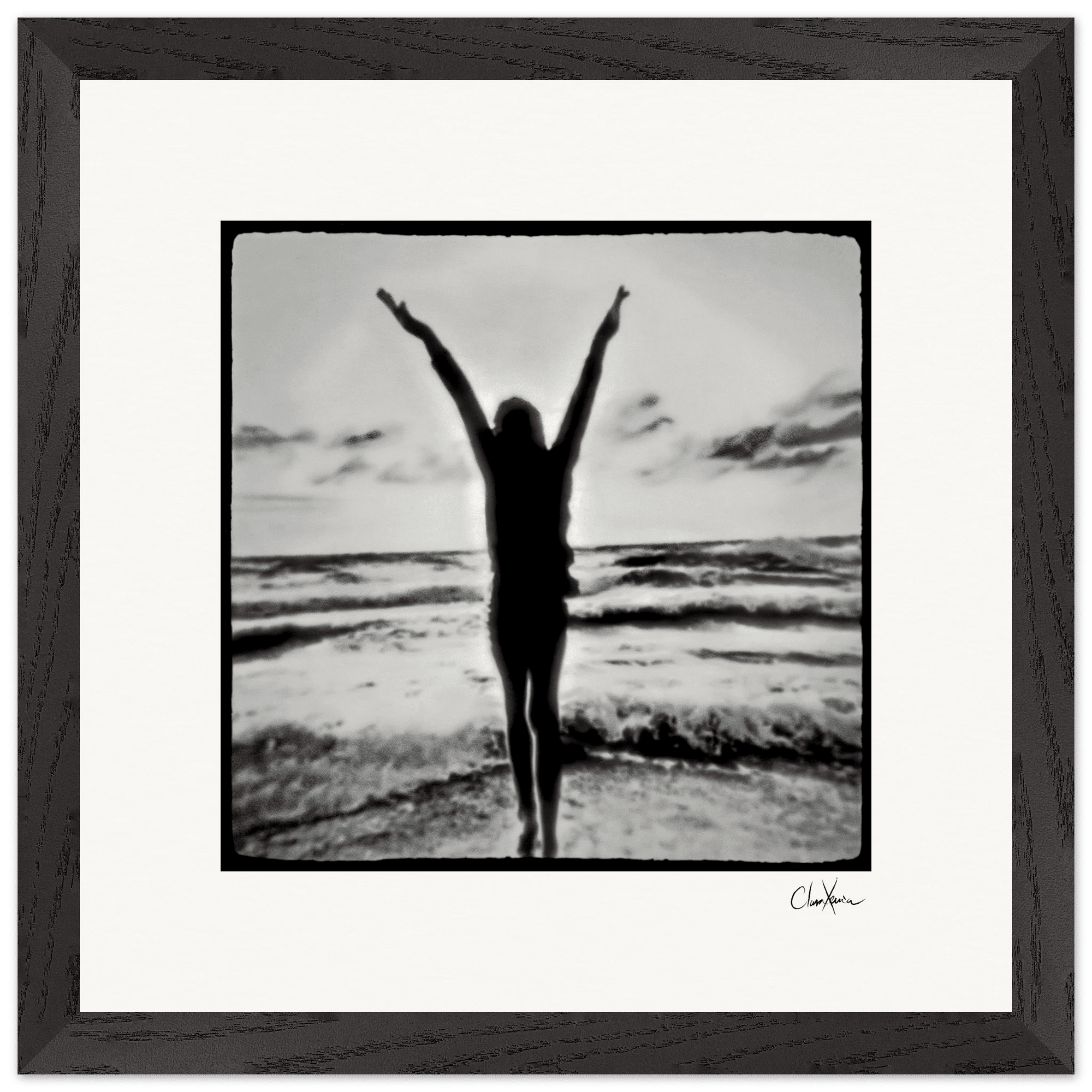 Circle of Life Framed print 30x30 cm / 12x12″ Black frame 36