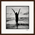 Circle of Life Framed print 30x30 cm / 12x12″ Dark wood frame 29
