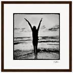 Circle of Life Framed print 30x30 cm / 12x12″ Dark wood frame 29