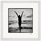 Circle of Life Framed print 30x30 cm / 12x12″ White frame 14