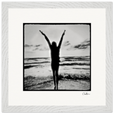 Circle of Life Framed print 30x30 cm / 12x12″ White frame 14