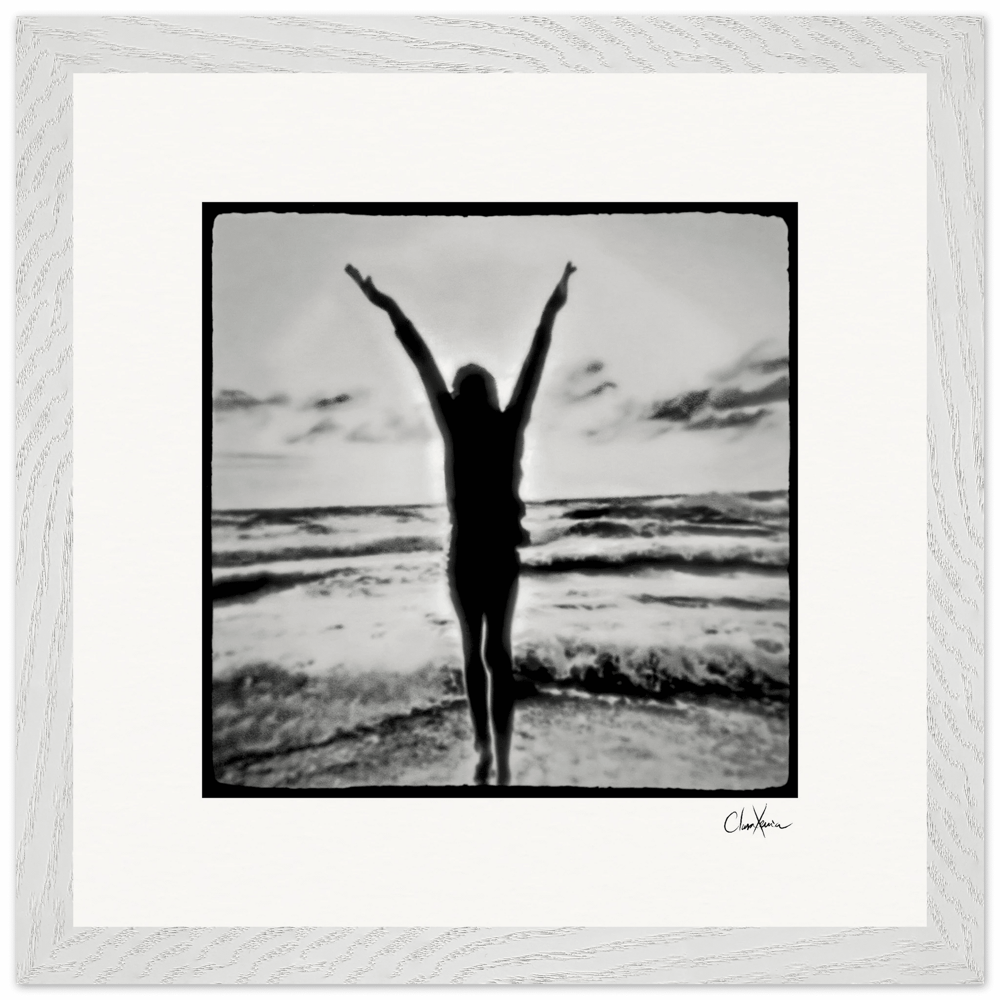 Circle of Life Framed print 30x30 cm / 12x12″ White frame 14