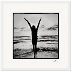 Circle of Life Framed print 30x30 cm / 12x12″ White frame 15