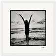 Circle of Life Framed print 30x30 cm / 12x12″ White frame 15