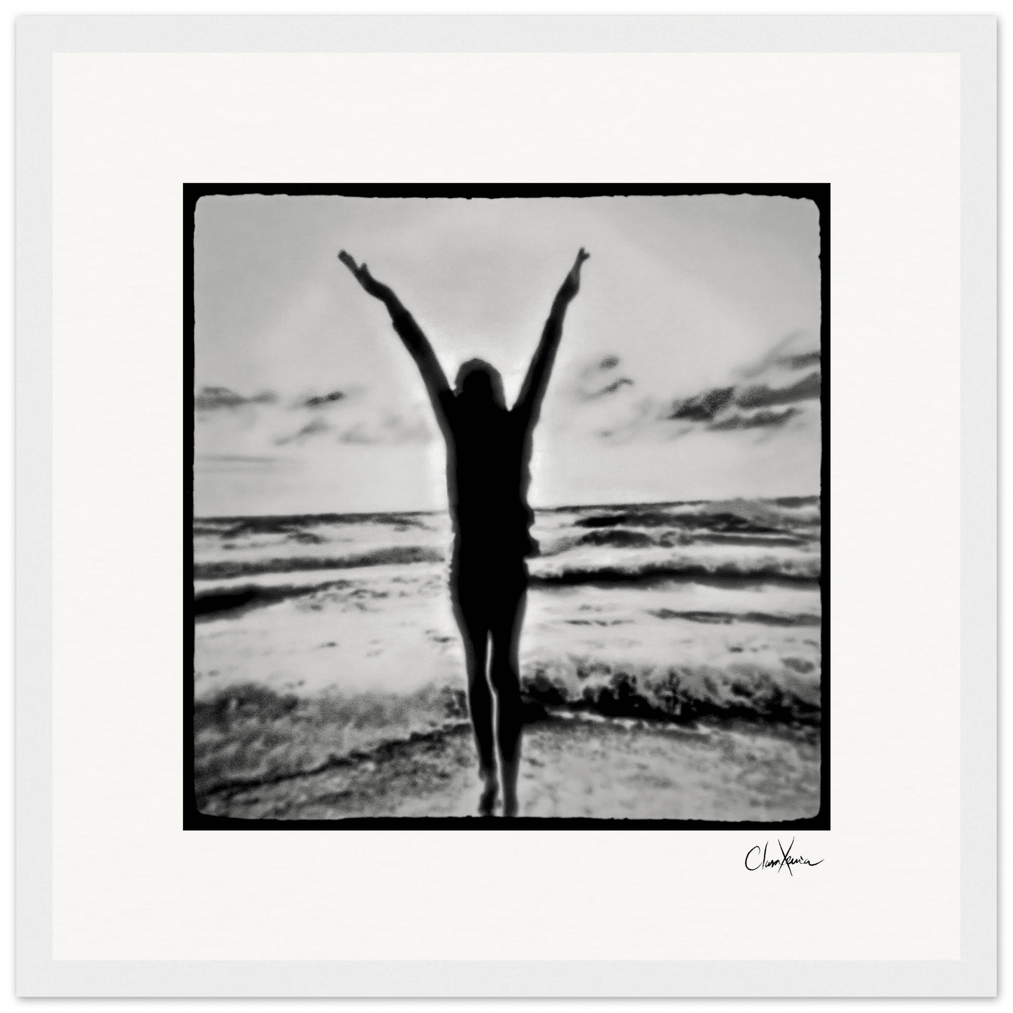 Circle of Life Framed print 30x30 cm / 12x12″ White frame 15