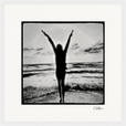 Circle of Life Framed print 30x30 cm / 12x12″ White frame 15