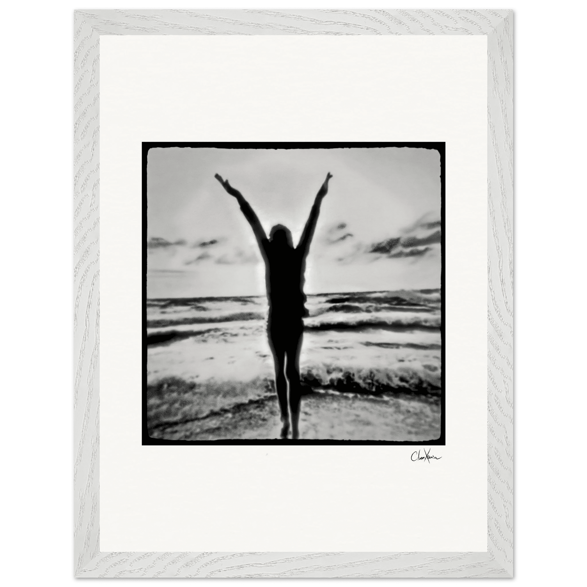 Circle of Life Framed print 30x40 cm / 12x16″ White frame 15