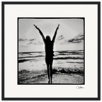 Circle of Life Framed print 40x40 cm / 16x16″ Black frame 44