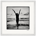 Circle of Life Framed print 40x40 cm / 16x16″ White frame 10