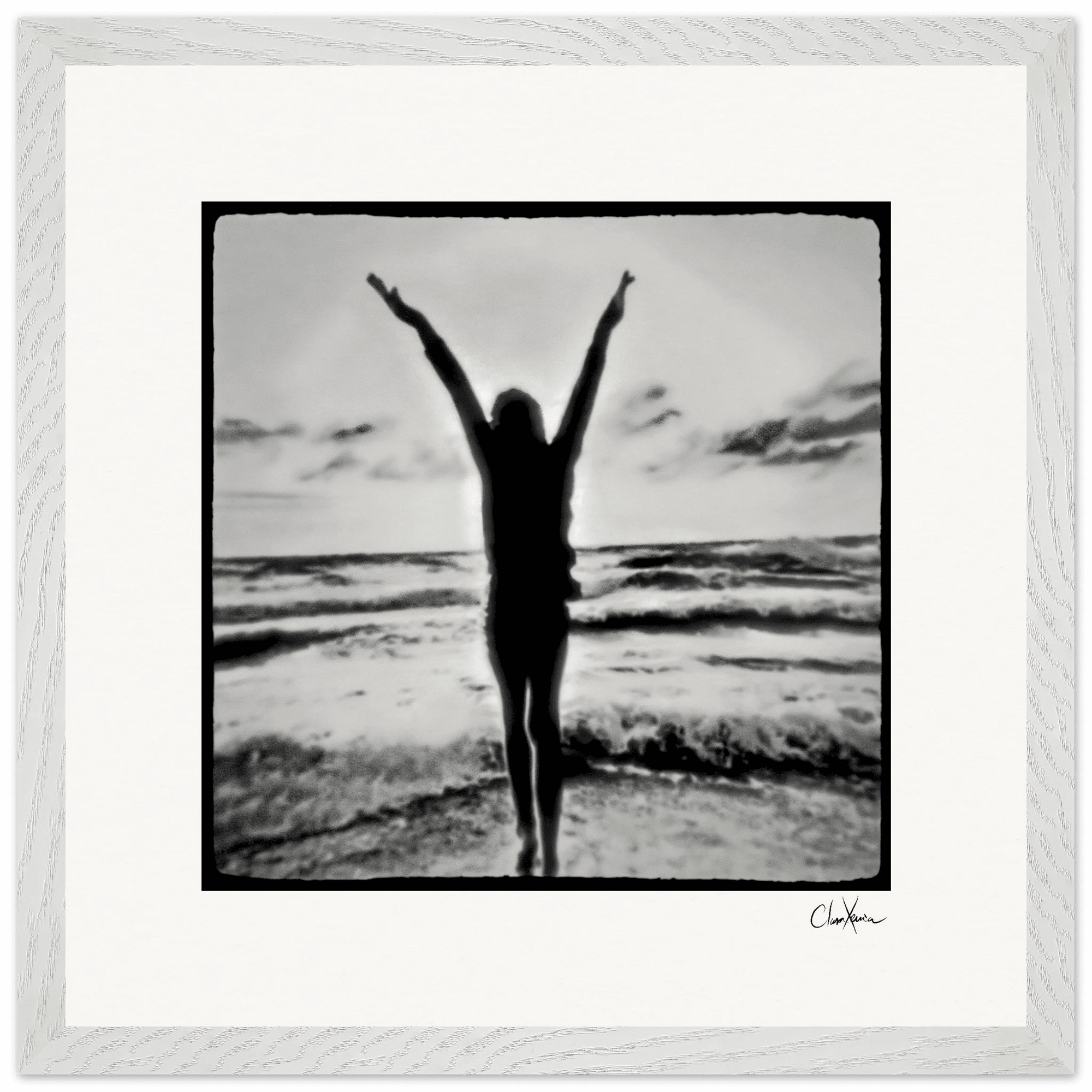 Circle of Life Framed print 40x40 cm / 16x16″ White frame 10