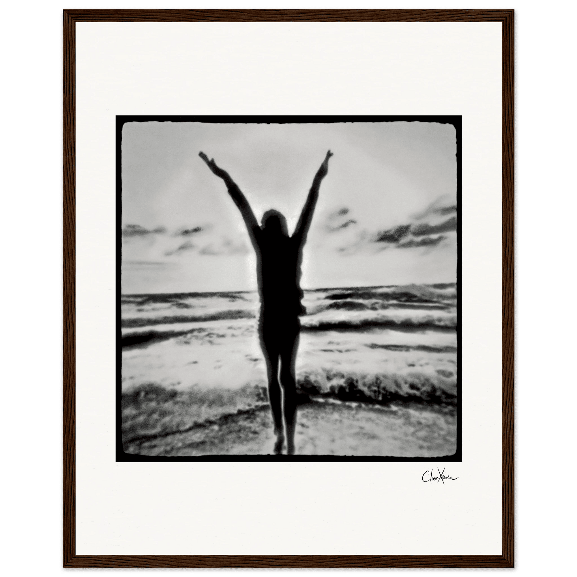 Circle of Life Framed print 40x50 cm / 16x20″ Dark wood frame 32