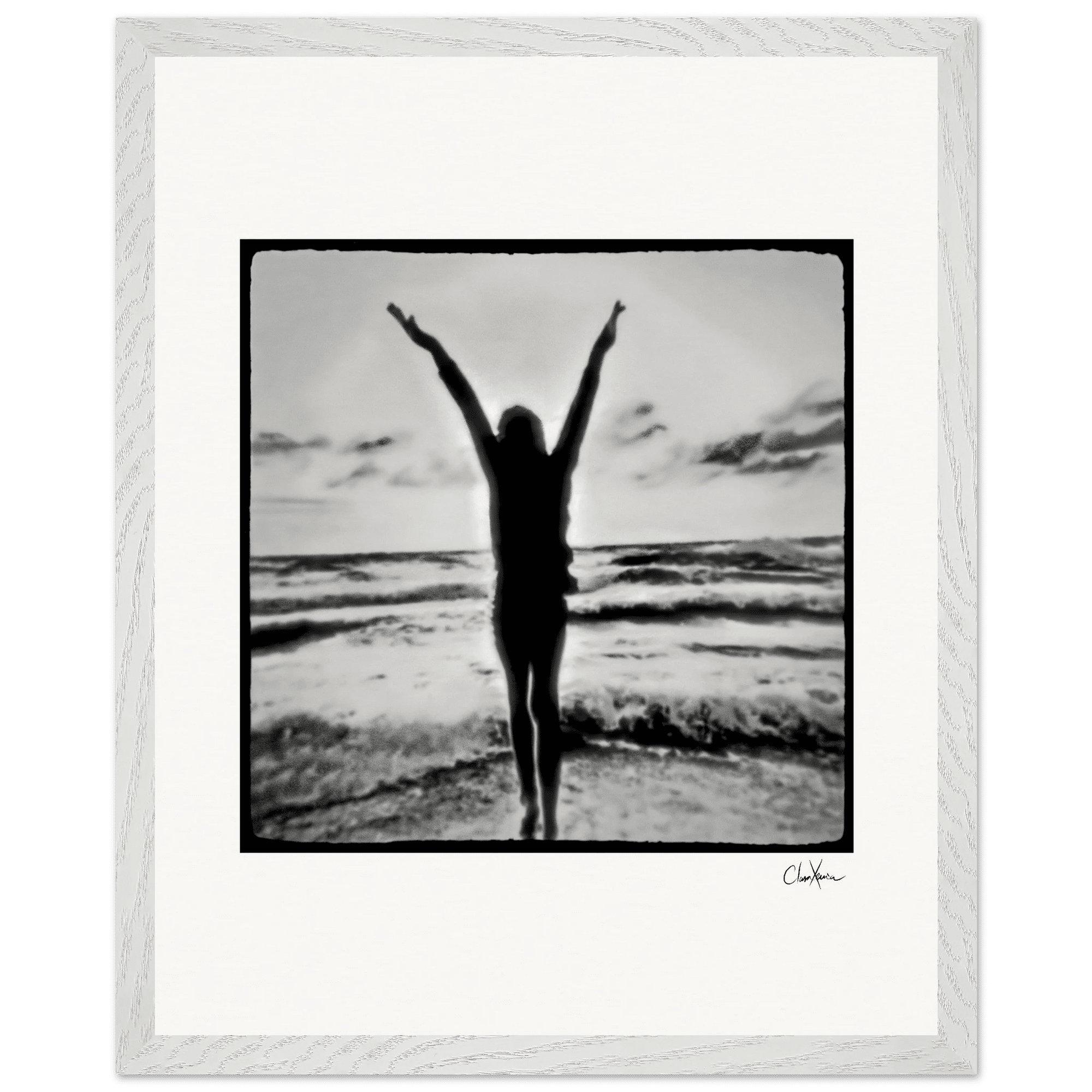 Circle of Life Framed print 40x50 cm / 16x20″ White frame 8