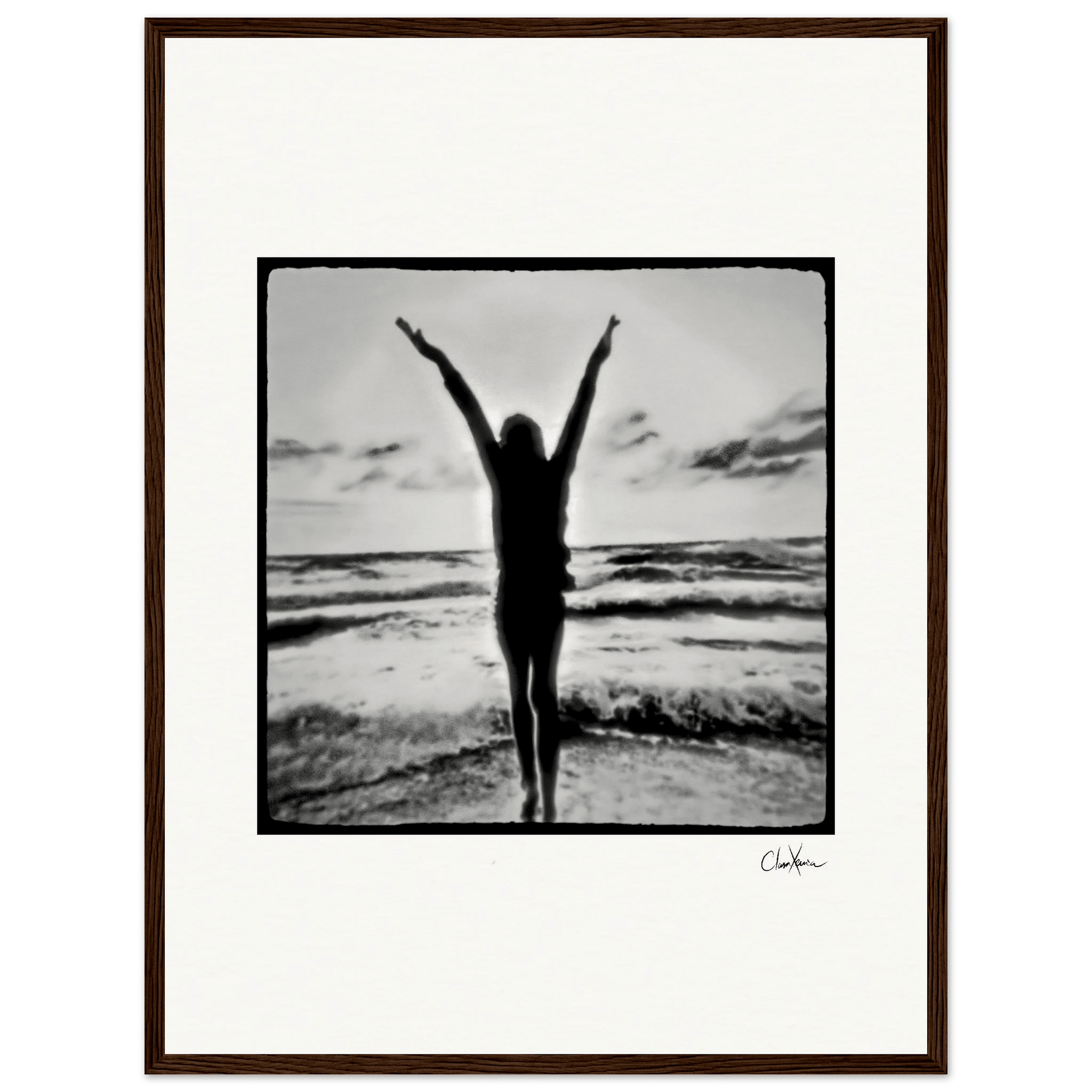 Circle of Life Framed print 45x60 cm / 18x24″ Dark wood frame 30