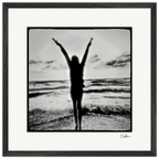 Circle of Life Framed print 50x50 cm / 20x20″ Black frame 40