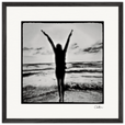 Circle of Life Framed print 50x50 cm / 20x20″ Black frame 40