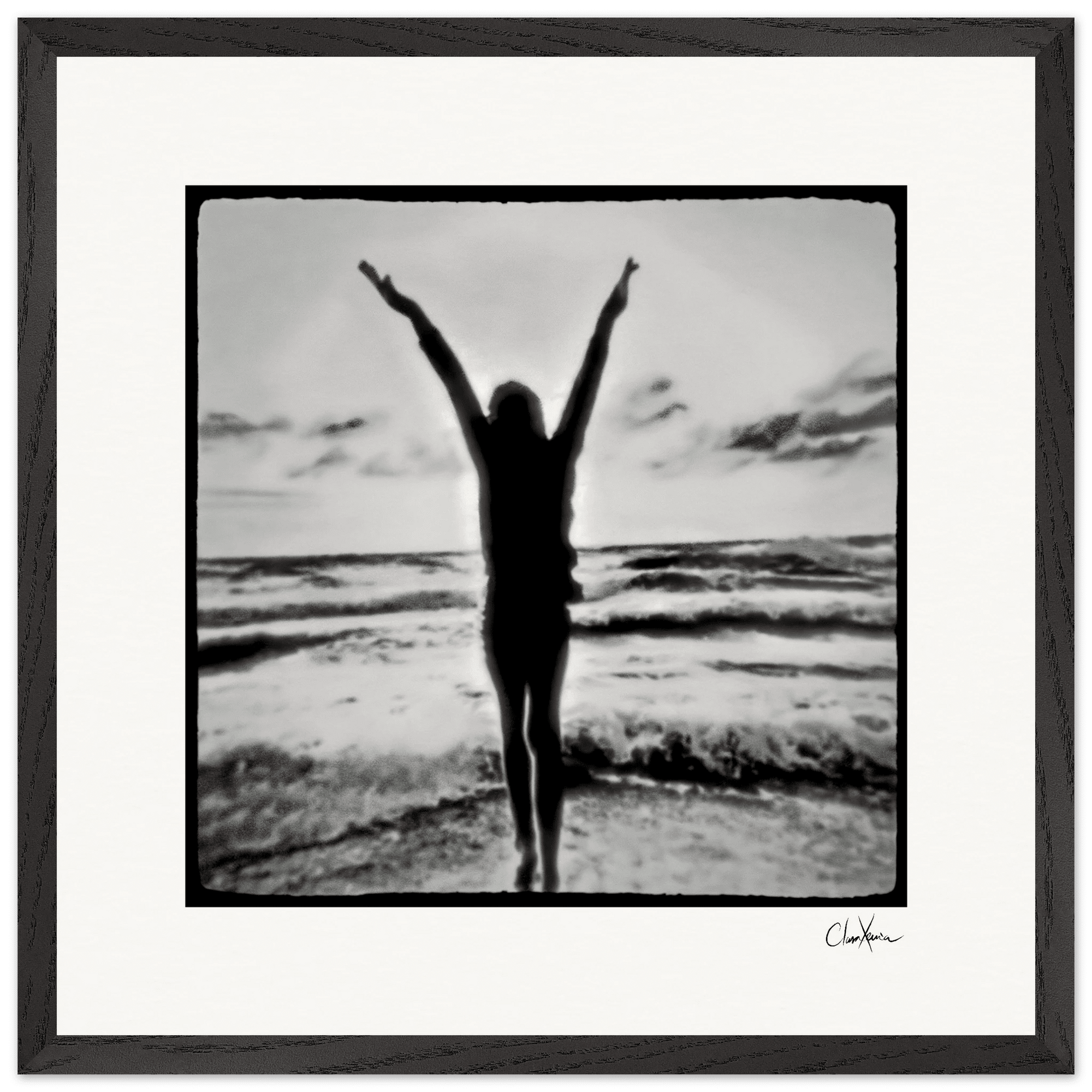 Circle of Life Framed print 50x50 cm / 20x20″ Black frame 40