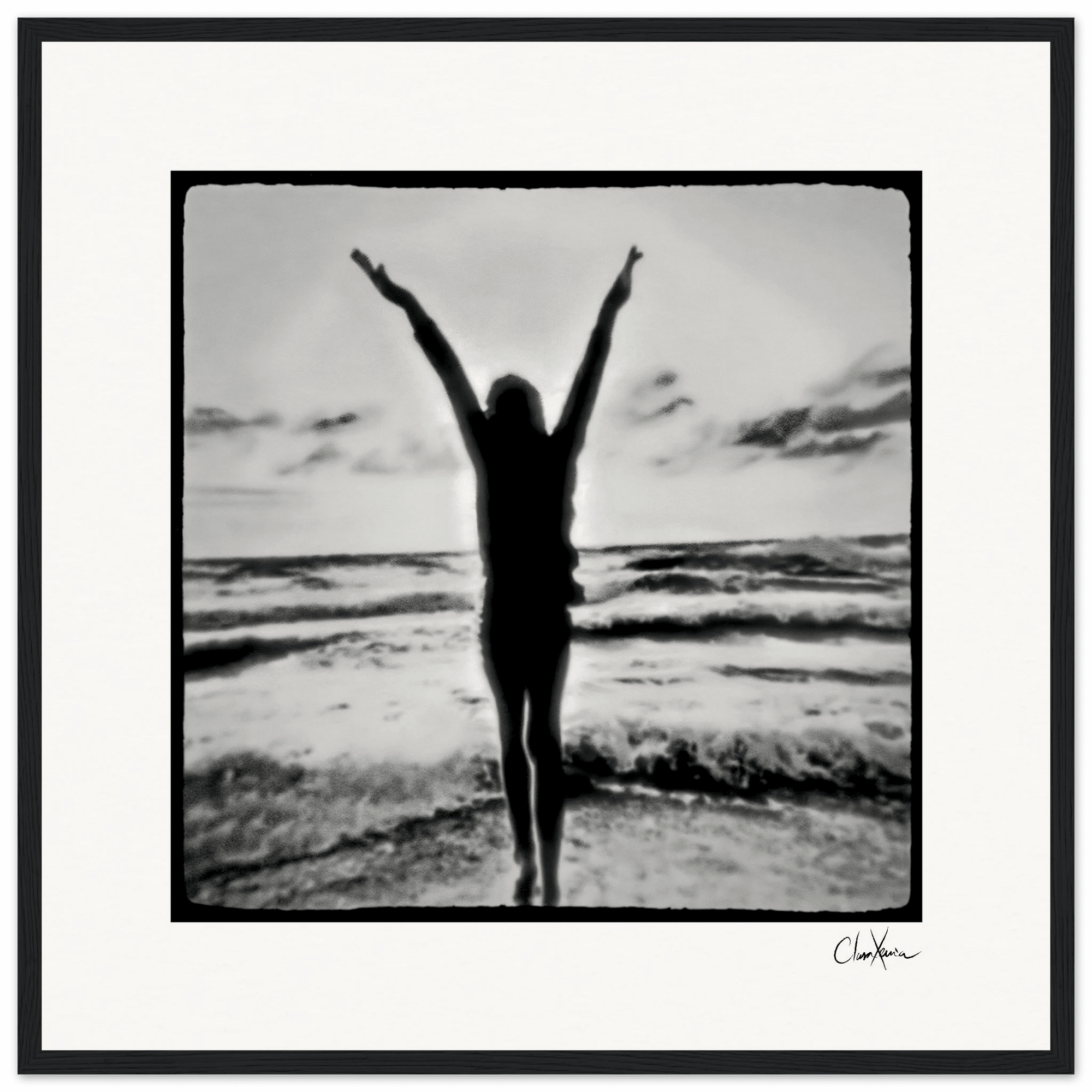 Circle of Life Framed print 50x50 cm / 20x20″ Black frame 40