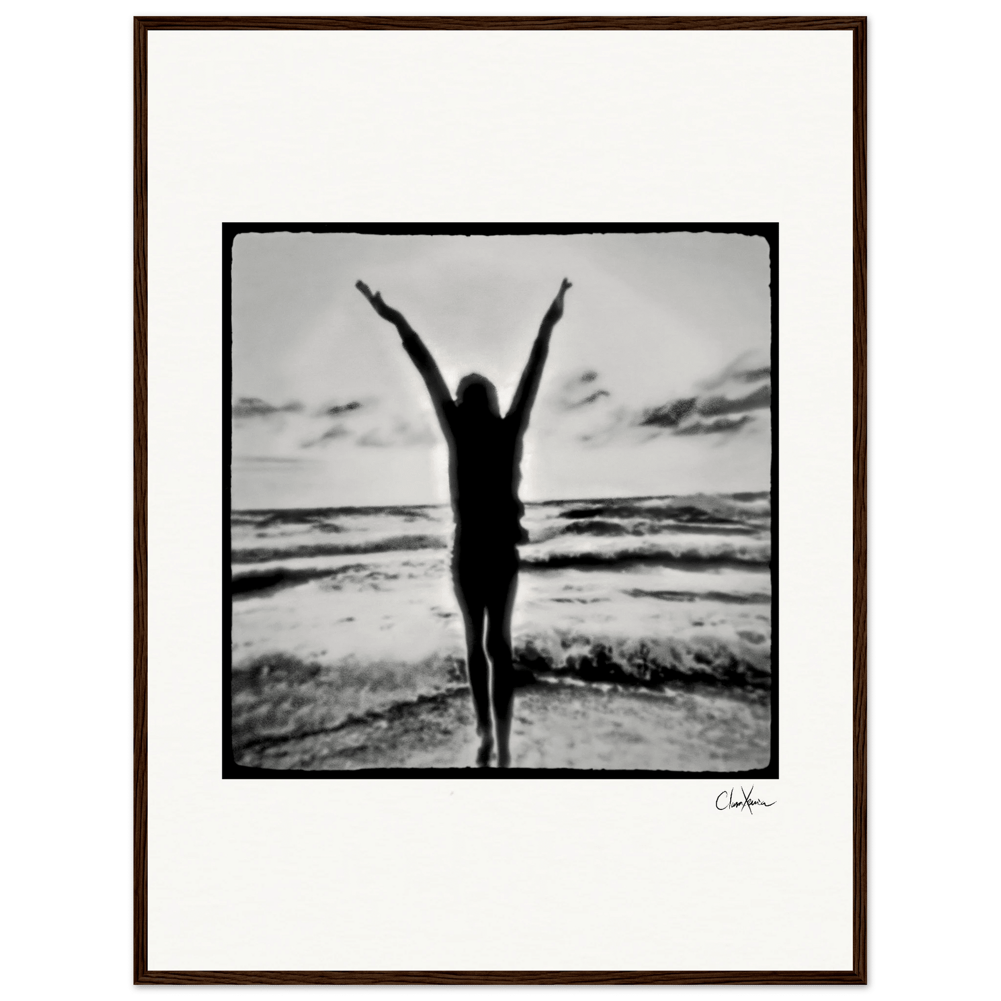 Circle of Life Framed print 60x80 cm / 24x32″ Dark wood frame 33