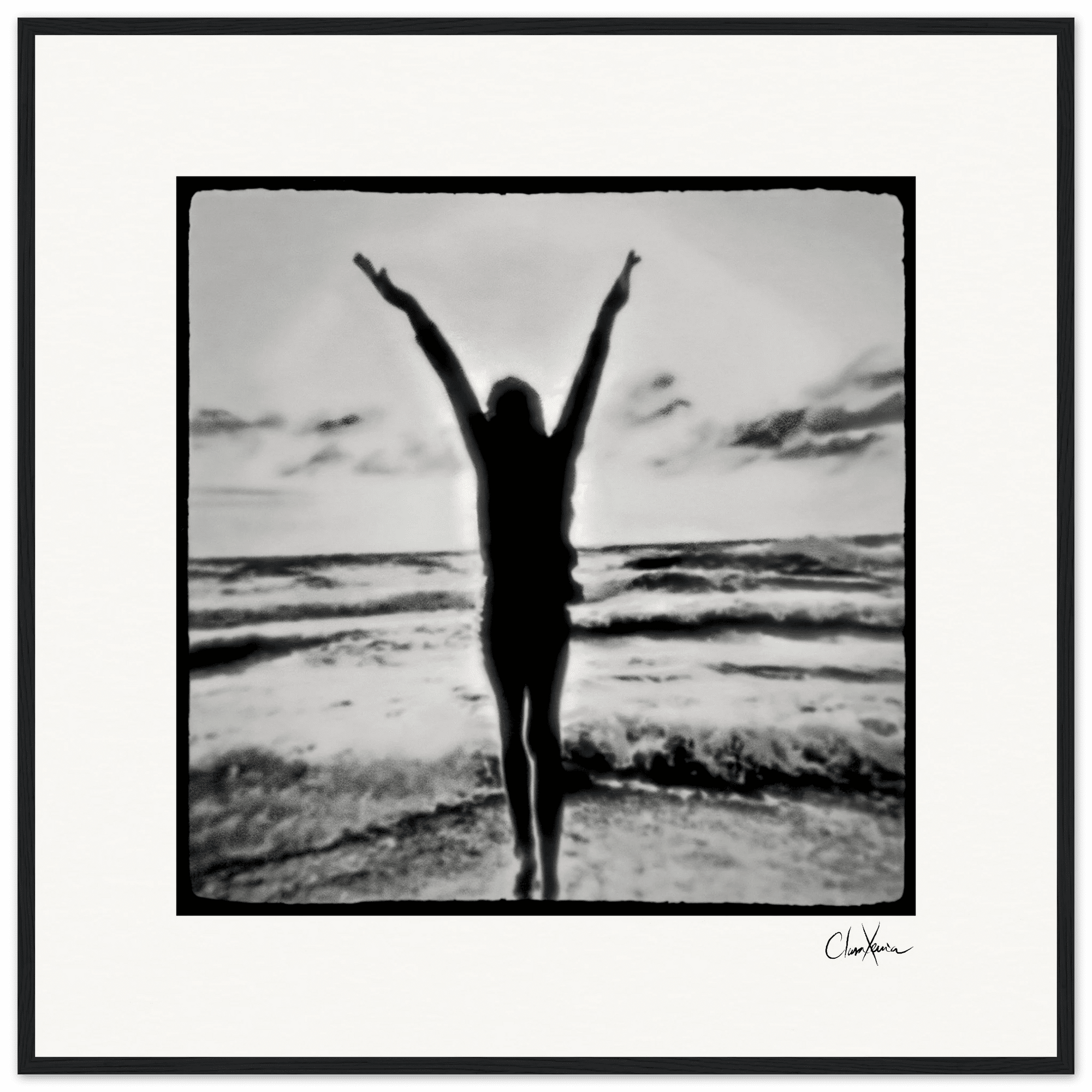 Circle of Life Framed print 70x70 cm / 28x28″ Black frame 46