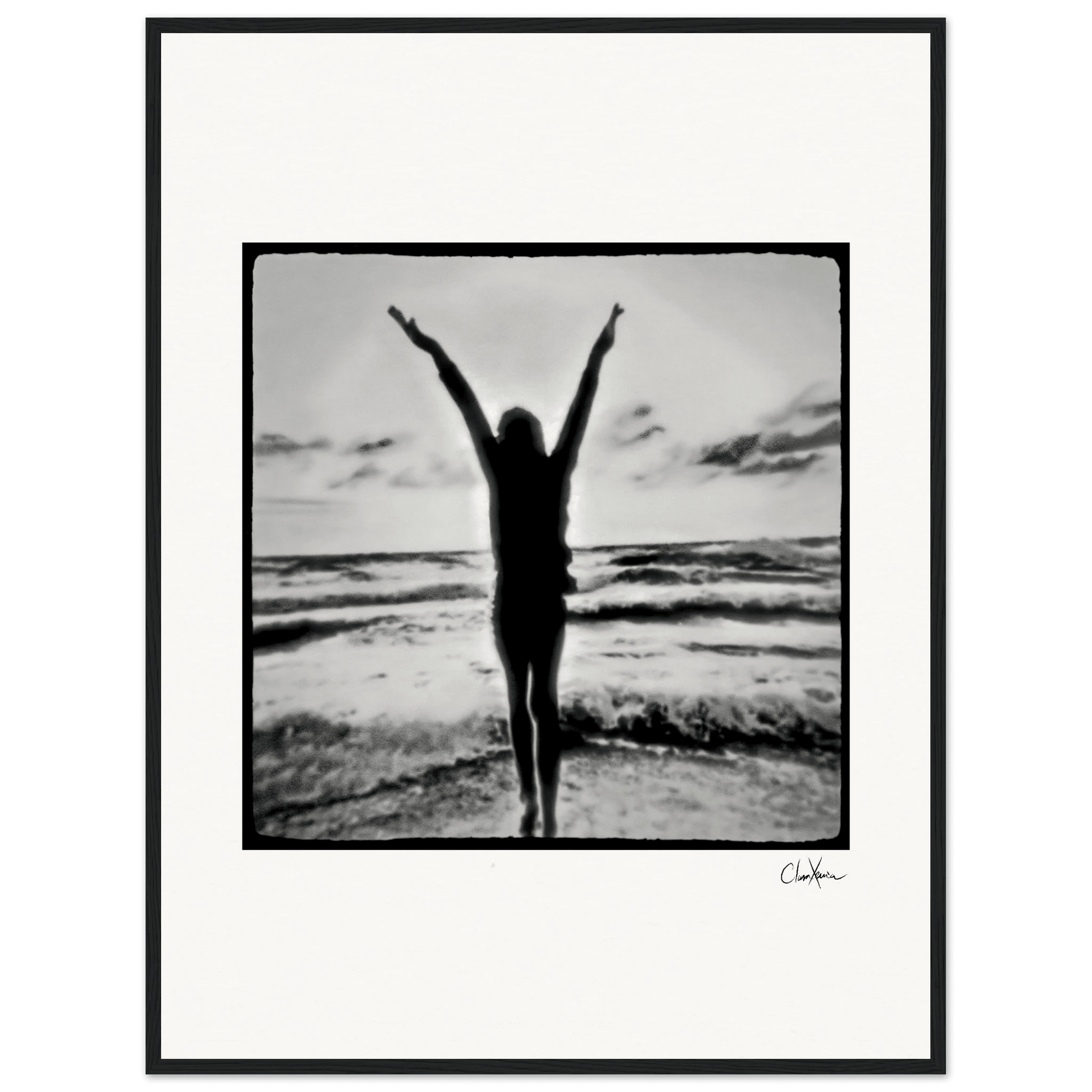 Circle of Life Framed print 70x70 cm / 28x28″ Black frame 47