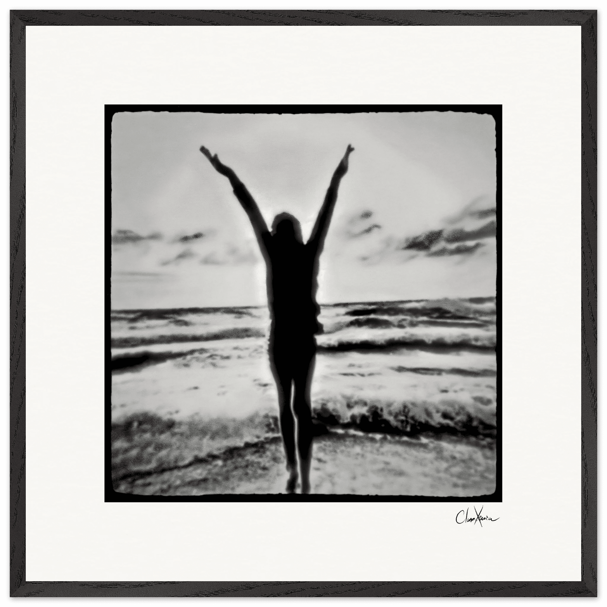 Circle of Life Framed print 70x70 cm / 28x28″ Black frame 38