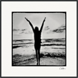 Circle of Life Framed print 70x70 cm / 28x28″ Black frame 46