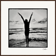 Circle of Life Framed print 70x70 cm / 28x28″ Dark wood frame 28
