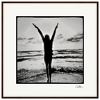 Circle of Life Framed print 70x70 cm / 28x28″ Dark wood frame 28