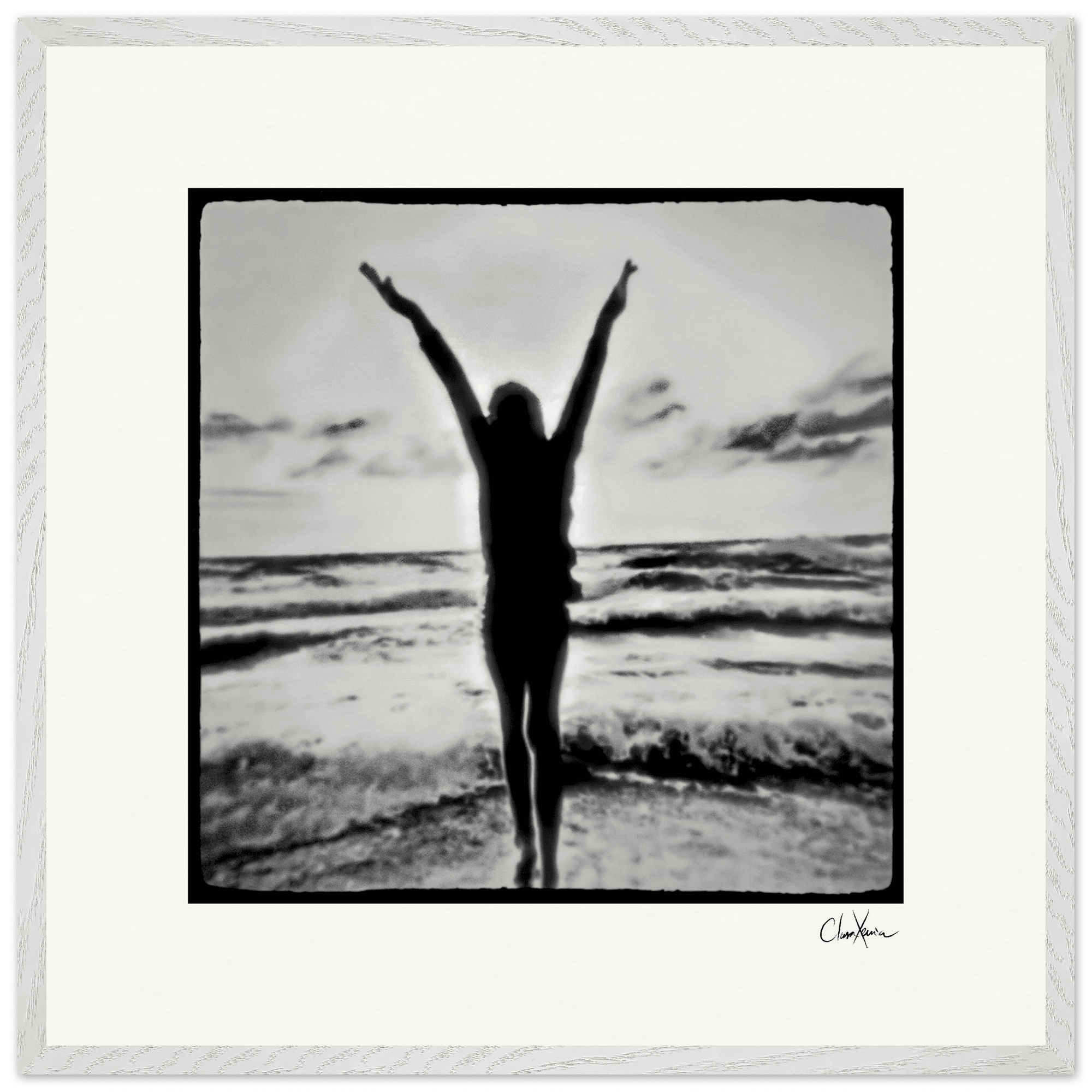 Circle of Life Framed print 70x70 cm / 28x28″ White frame 9