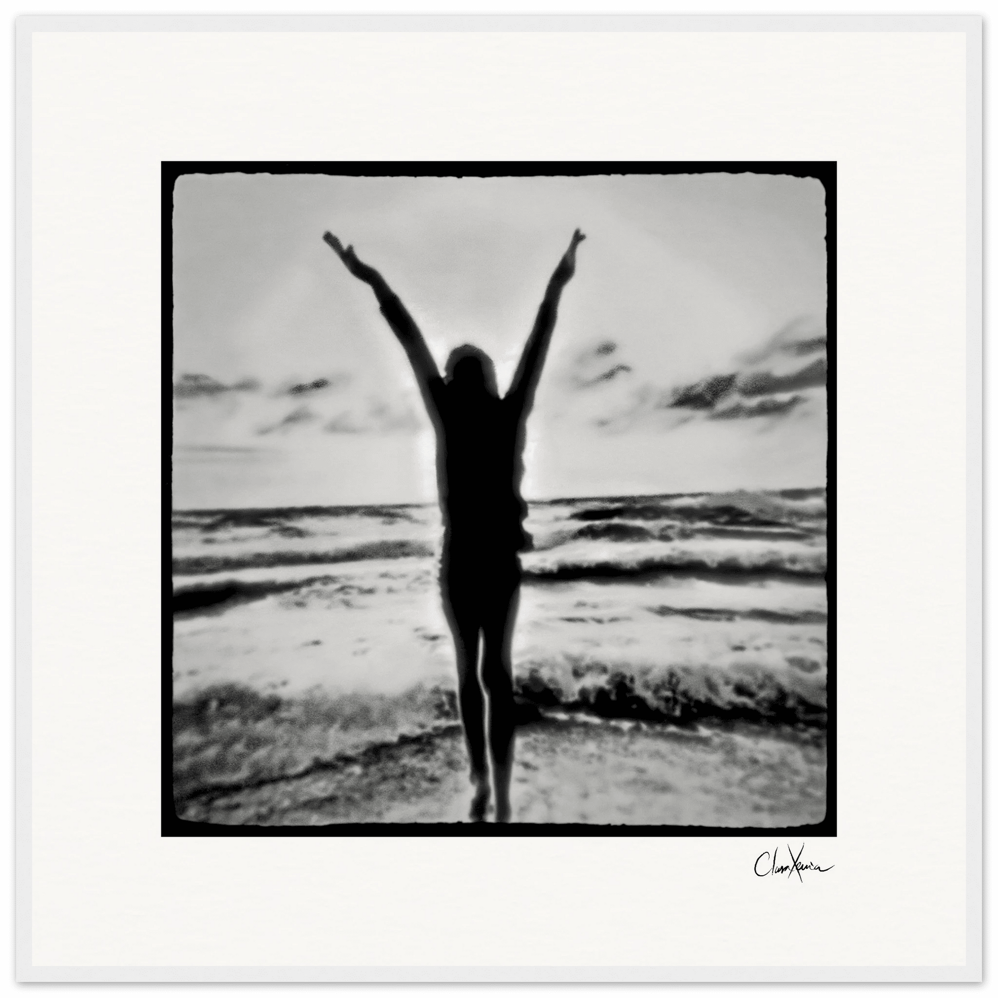 Circle of Life Framed print 70x70 cm / 28x28″ White frame 7