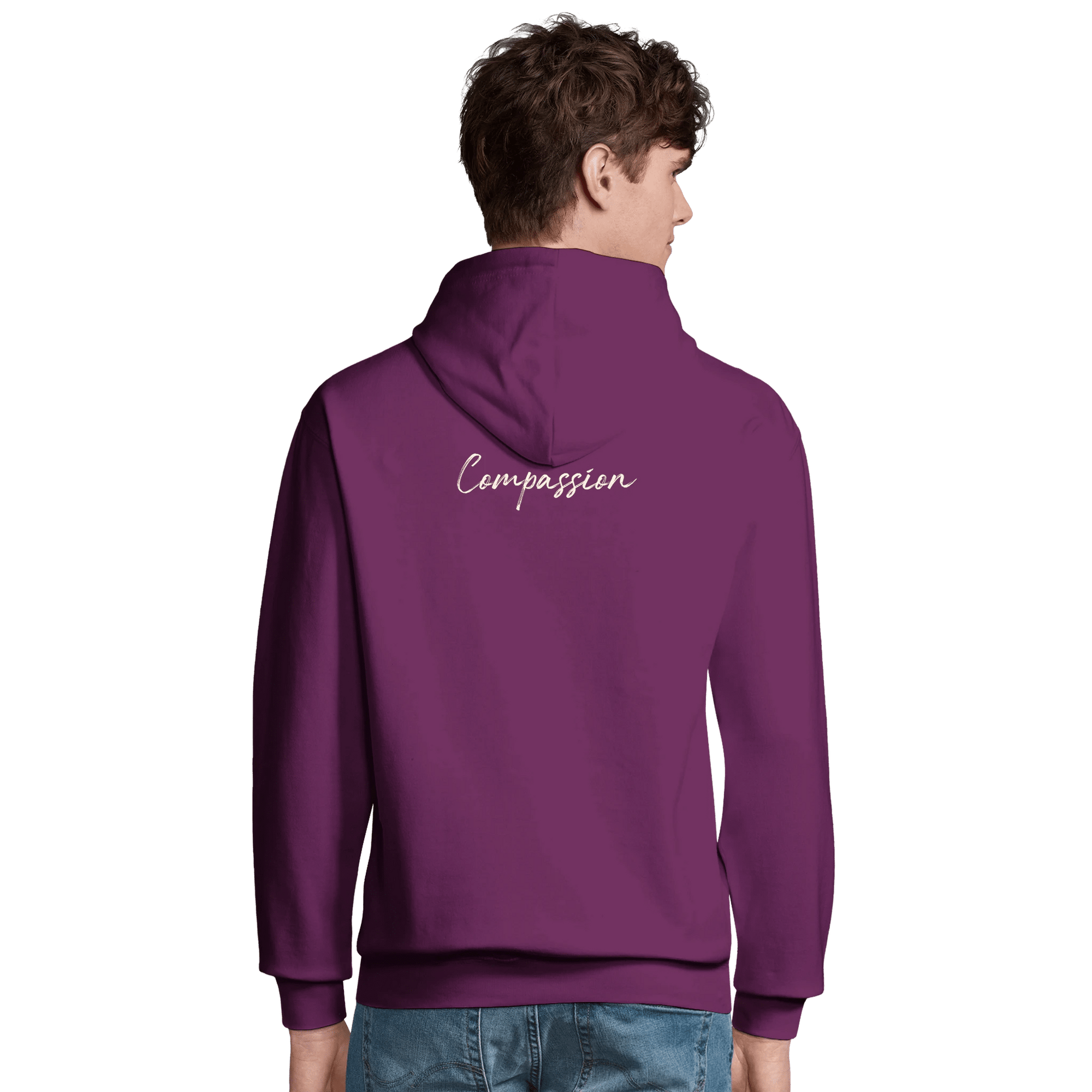Compassion - "Cosmic Reflections" Hoodie astral purple XS 7