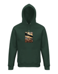Compassion - "Cosmic Reflections" Hoodie Bottle Green XS 44