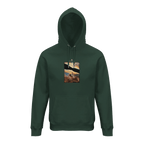 Compassion - "Cosmic Reflections" Hoodie Bottle Green XS 1