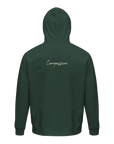 Compassion - "Cosmic Reflections" Hoodie Bottle Green XS 45