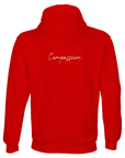 Compassion - "Cosmic Reflections" Hoodie Bright Red XS 35