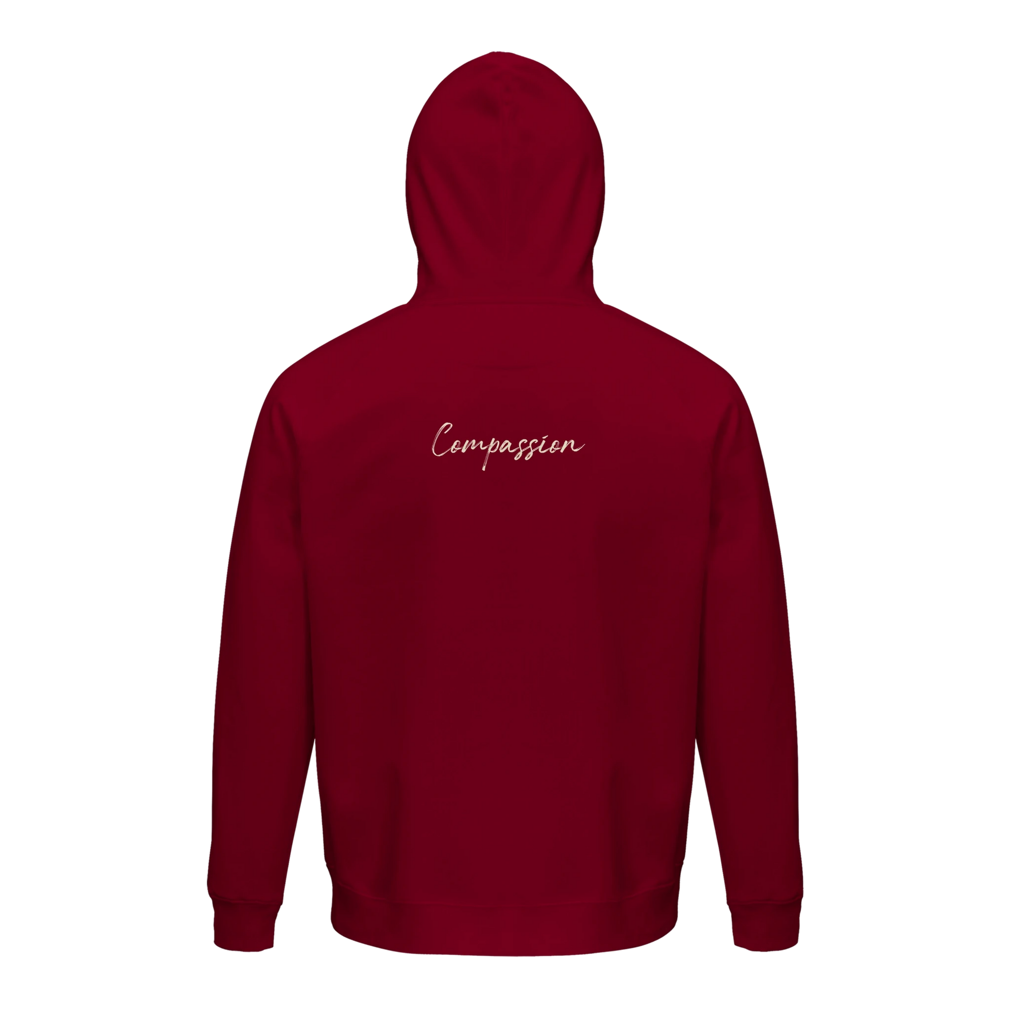 Compassion - "Cosmic Reflections" Hoodie Burgundy XS 20