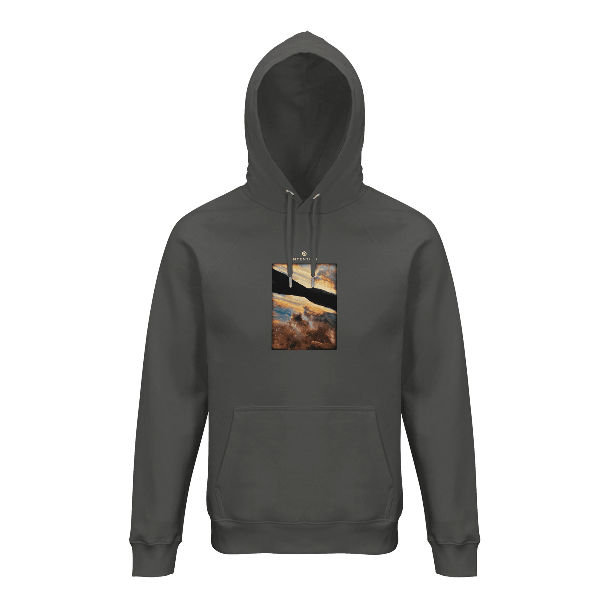 Compassion - "Cosmic Reflections" Hoodie charcoal melange XS 29