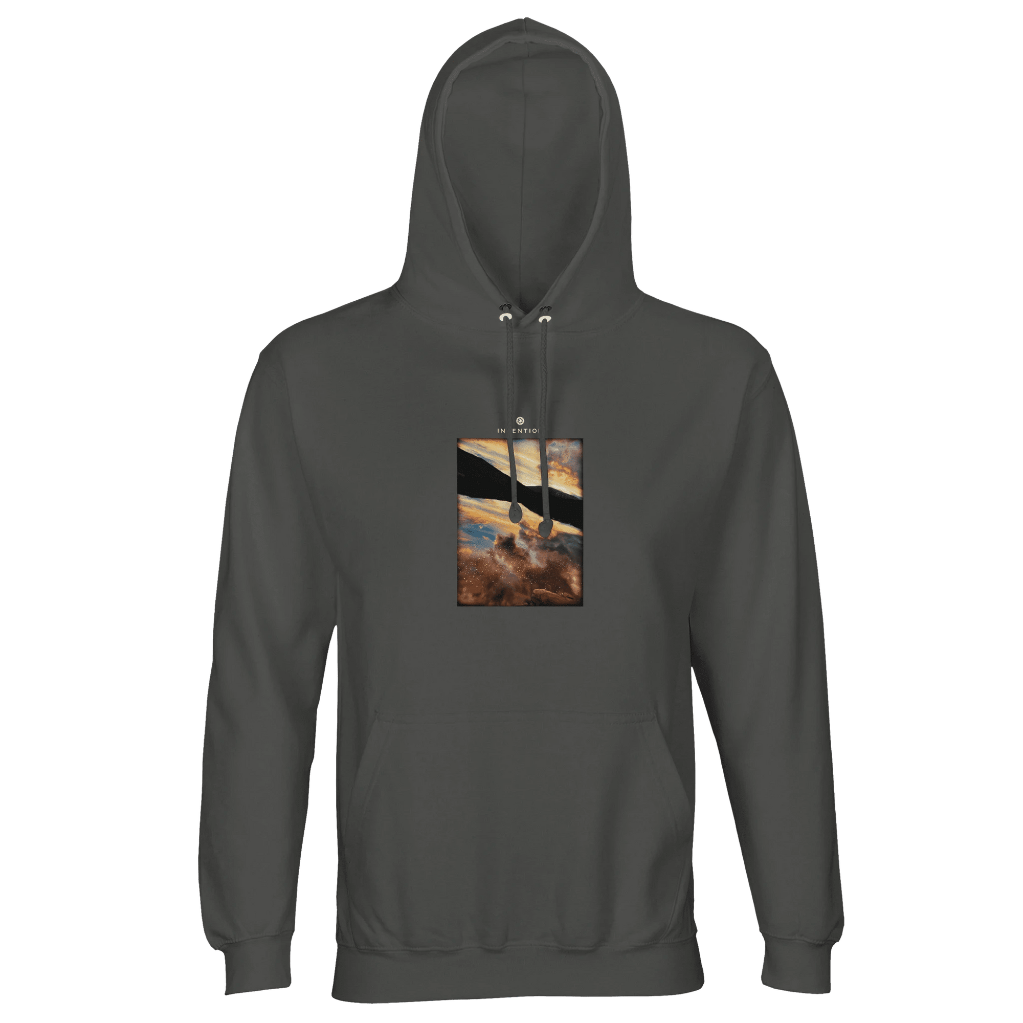 Compassion - "Cosmic Reflections" Hoodie charcoal melange XS 19