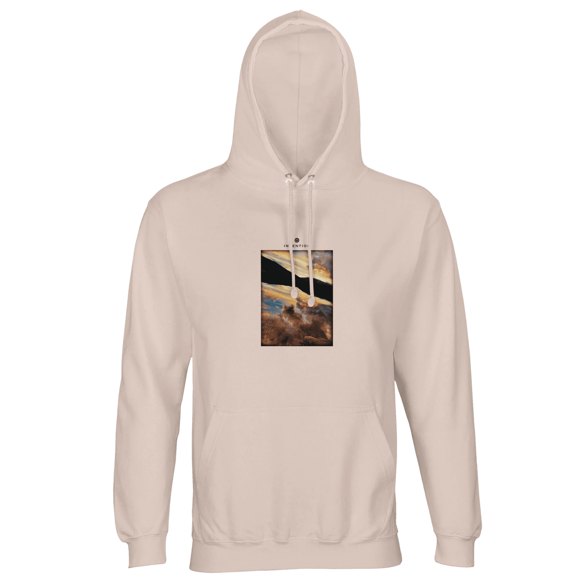 Compassion - "Cosmic Reflections" Hoodie creamy pink XS 44