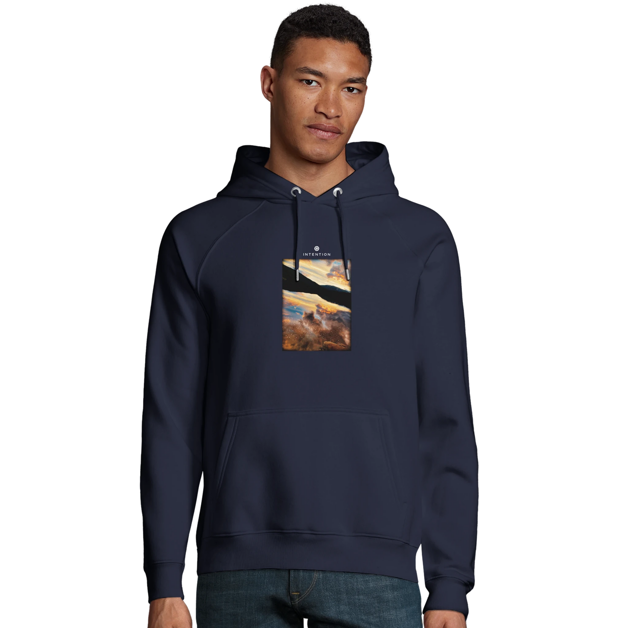 Compassion - "Cosmic Reflections" Hoodie French Navy XS 26