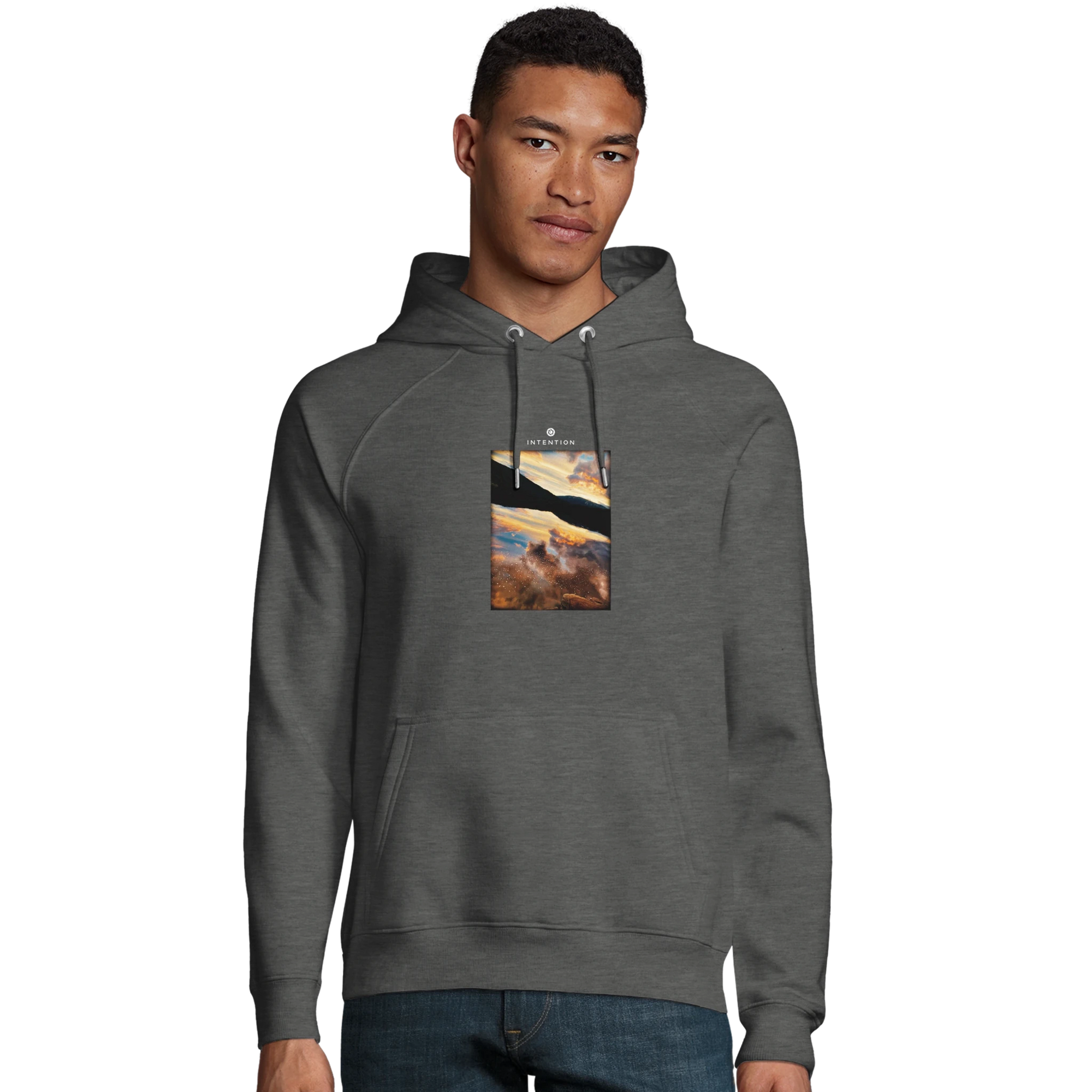 Compassion - "Cosmic Reflections" Hoodie Grey Melange XS 11