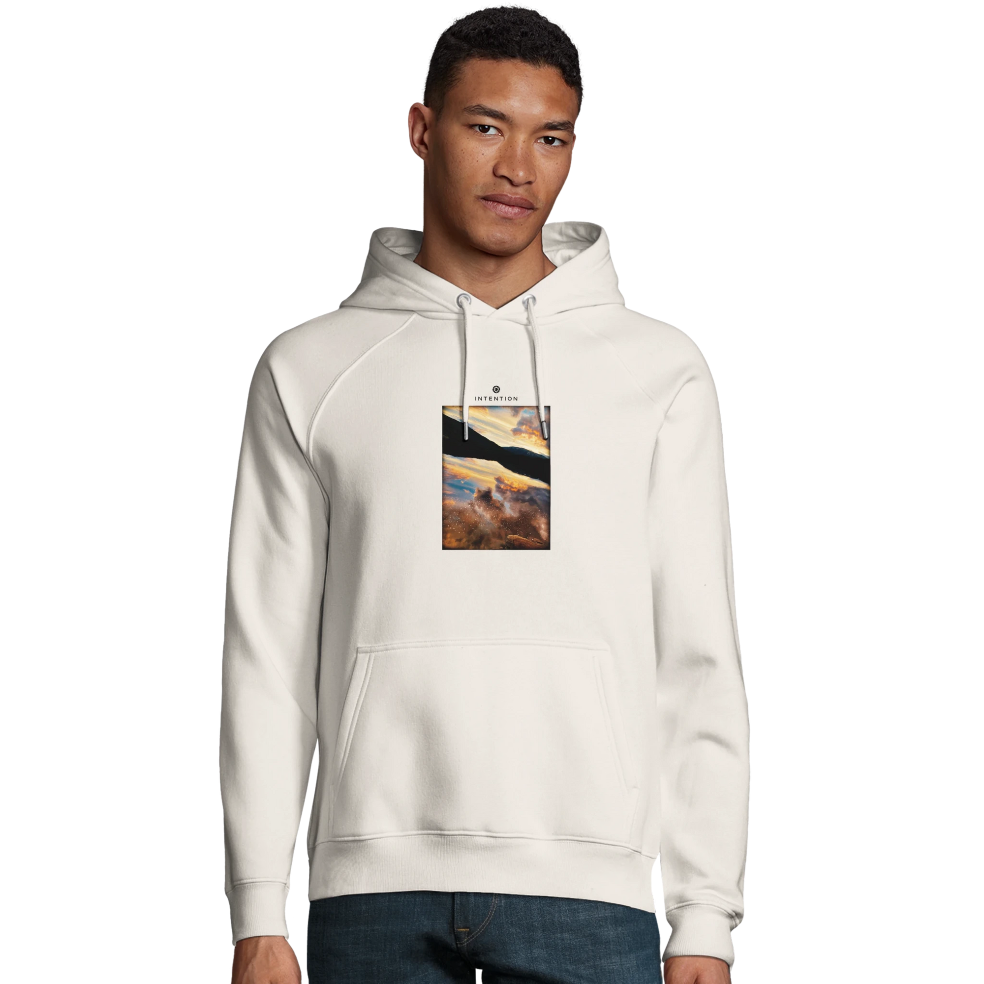 Compassion - "Cosmic Reflections" Hoodie Off White XS 61