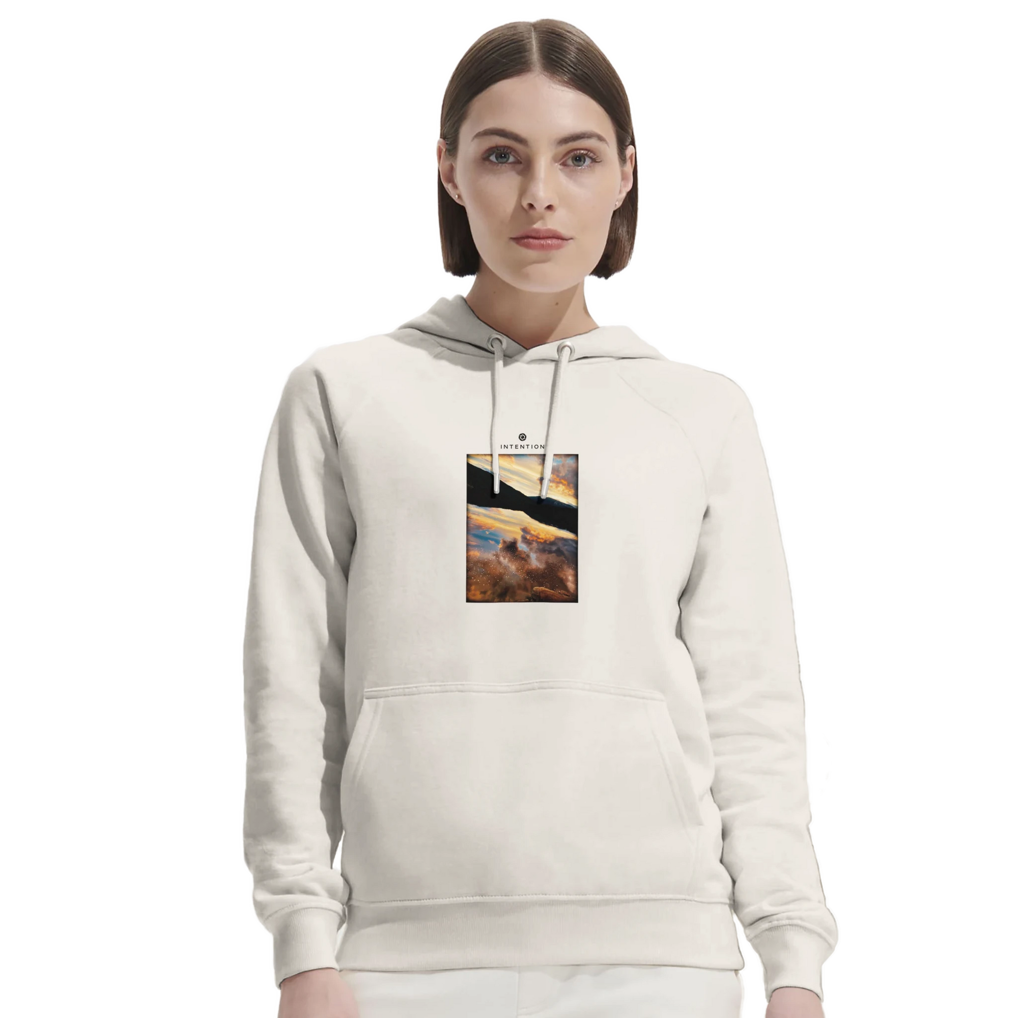 Compassion - "Cosmic Reflections" Hoodie Off White XS 63