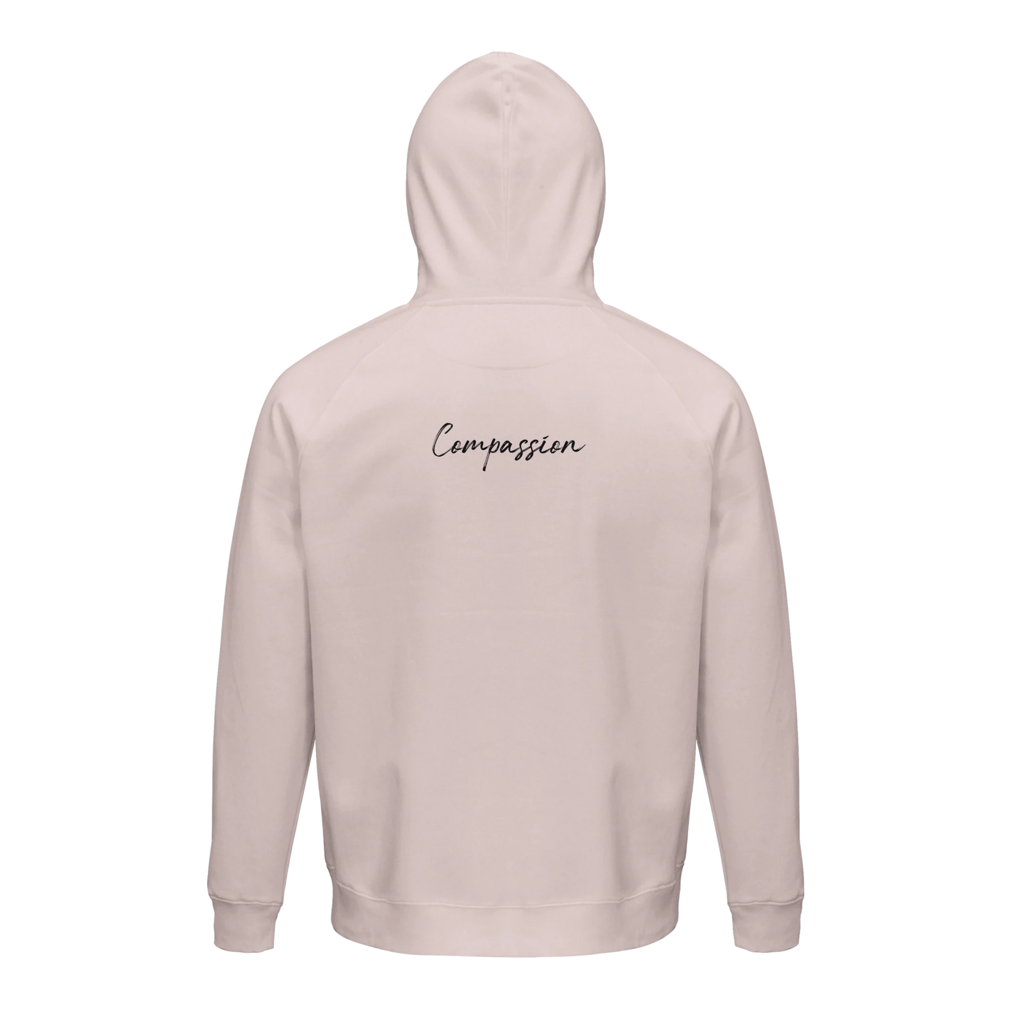 Compassion - "Cosmic Reflections" Hoodie Pale Pink XS 5