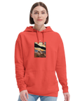 Compassion - "Cosmic Reflections" Hoodie pop orange XS 43