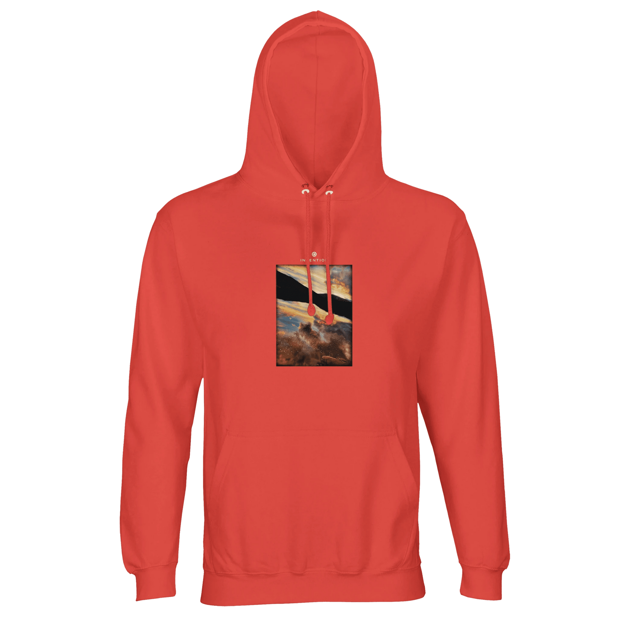 Compassion - "Cosmic Reflections" Hoodie pop orange XS 39