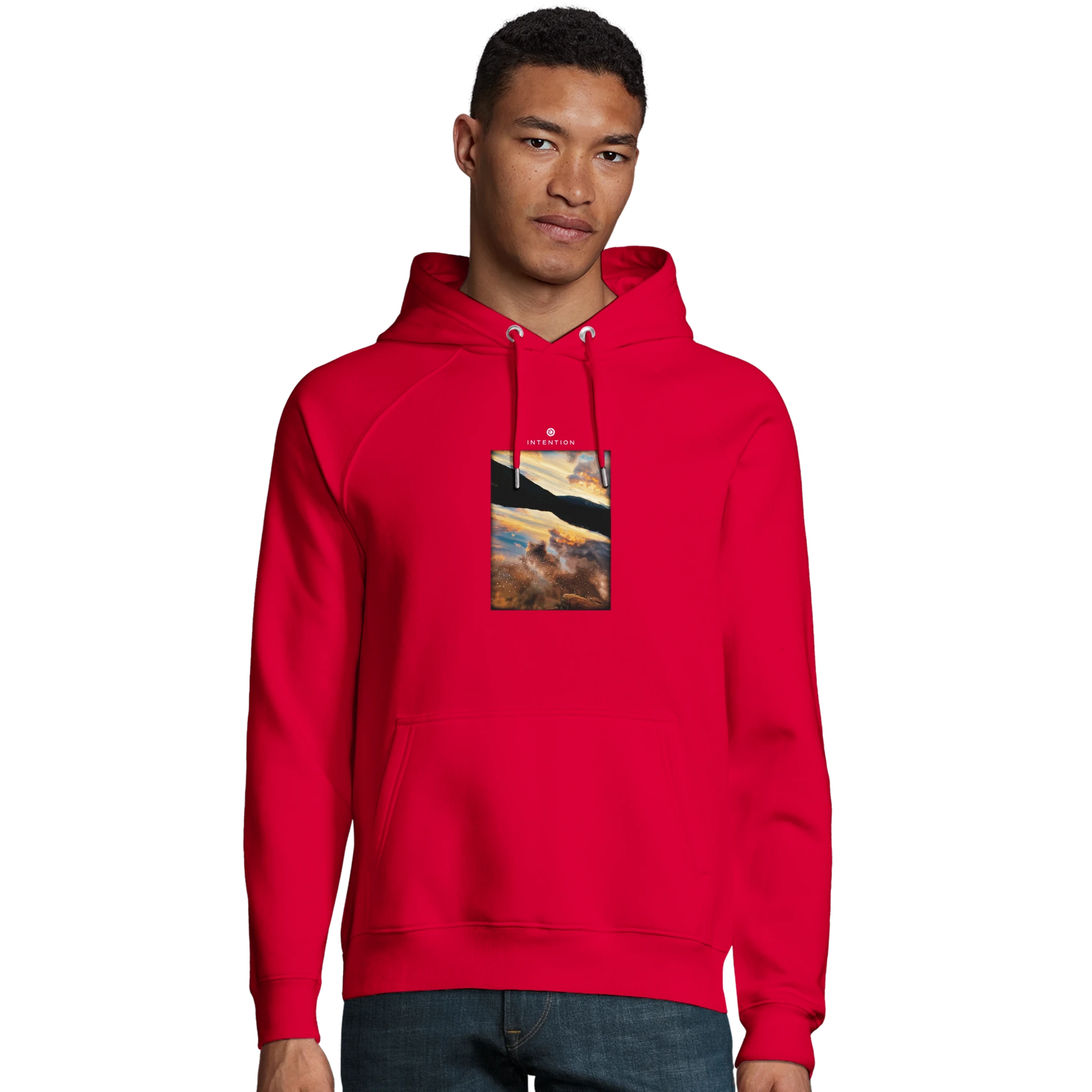 Compassion - "Cosmic Reflections" Hoodie Red XS 16