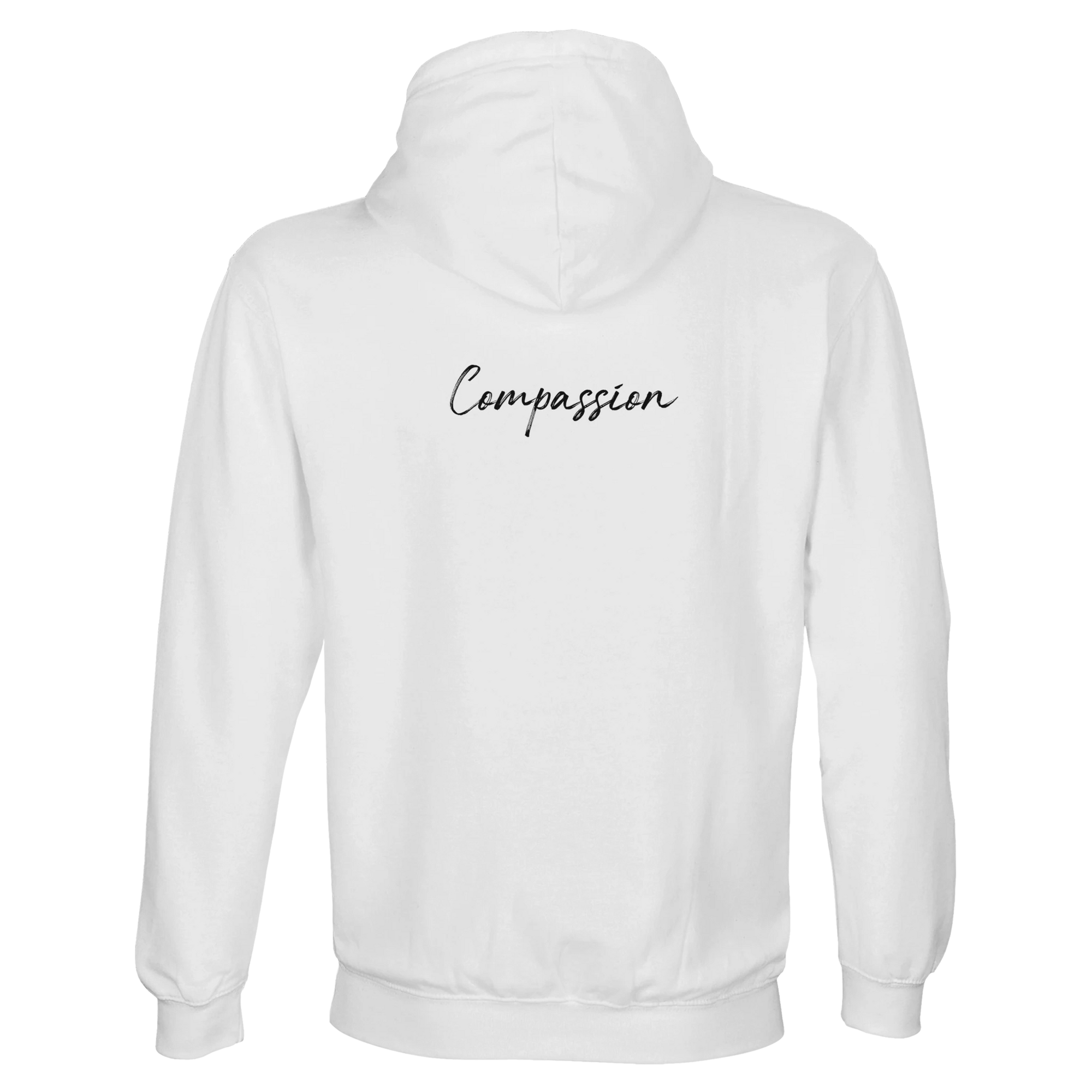 Compassion - "Cosmic Reflections" Hoodie White XS 25