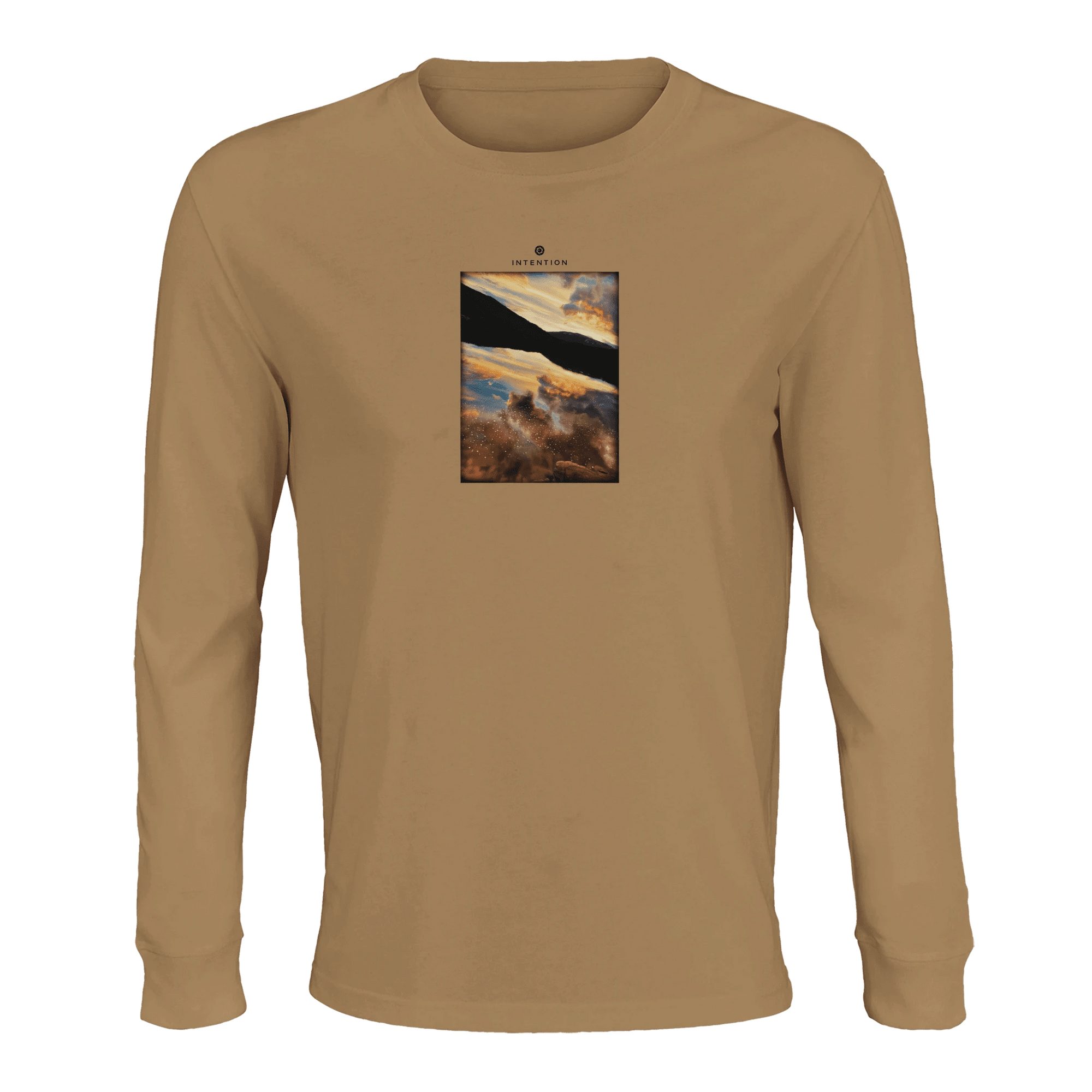 Compassion - "Cosmic Reflections" Long sleeve dark beige XS 28