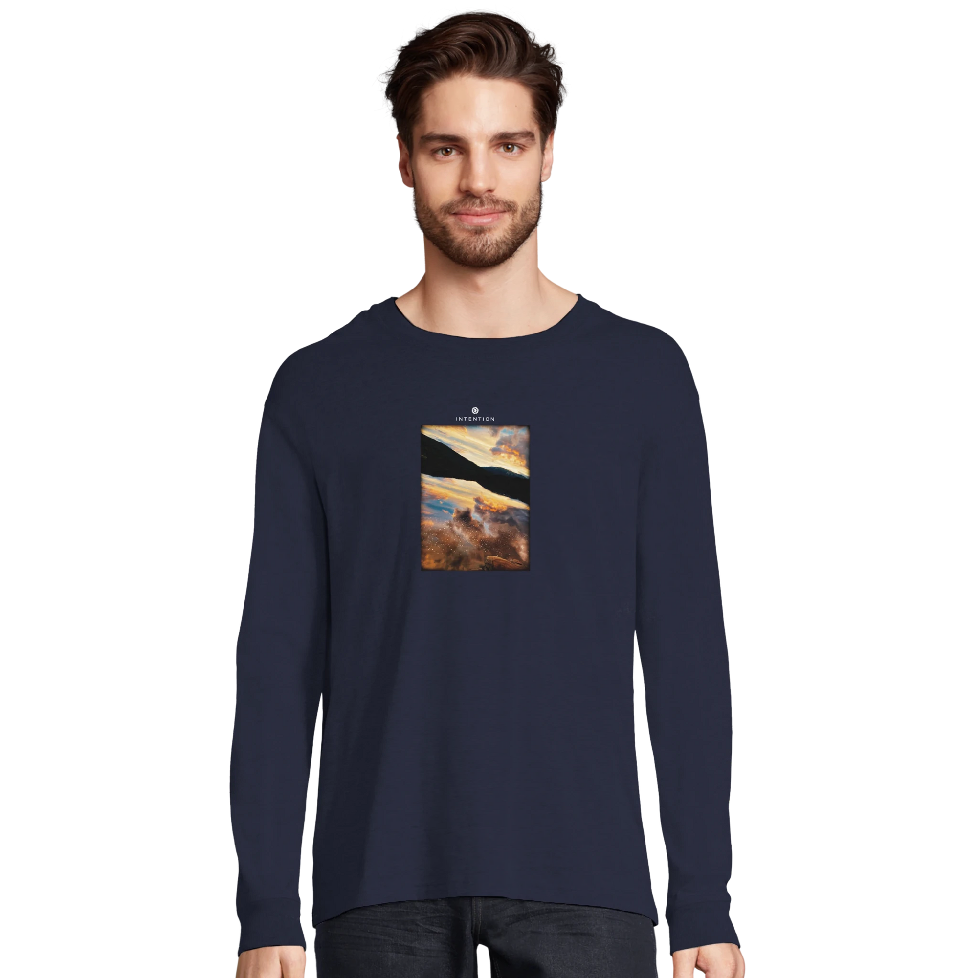 Compassion - "Cosmic Reflections" Long sleeve French Navy XS 26
